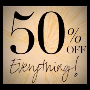 Entire Closet 50% off!